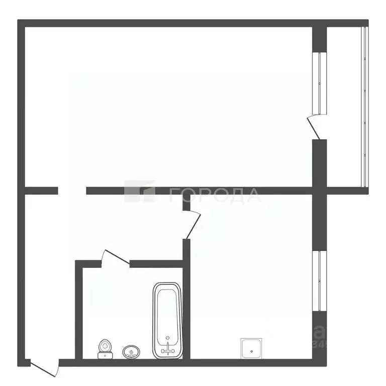 1-к кв. Алтайский край, Барнаул Красноармейский просп., 112 (30.3 м) - Фото 2
