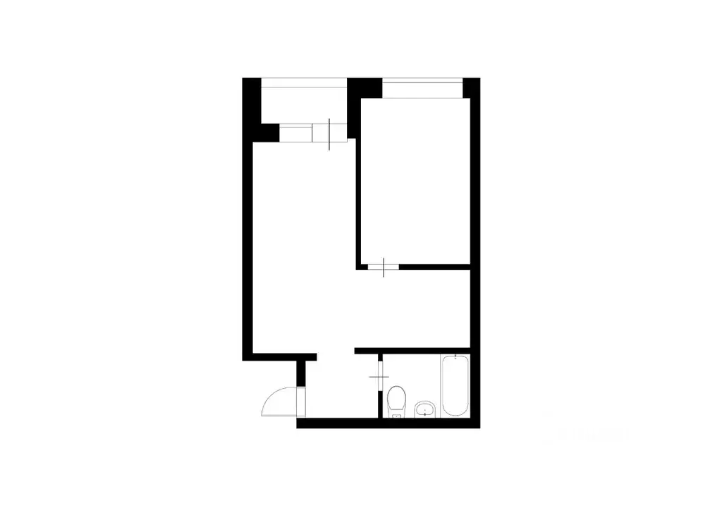 2-к кв. Татарстан, Казань ул. Юлиуса Фучика, 36 (50.0 м) - Фото 2
