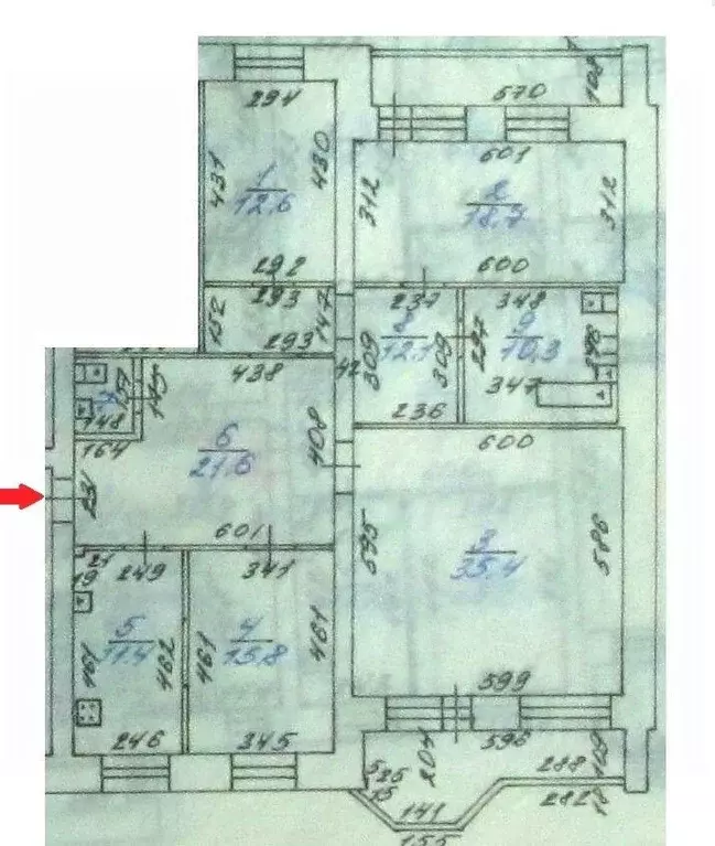 3-к кв. Свердловская область, Екатеринбург ул. Фурманова, 63 (140.2 м) - Фото 1