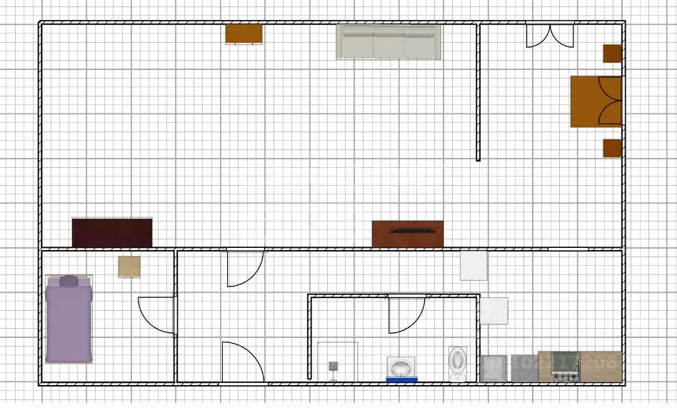 1-к кв. Ульяновская область, Ульяновск ул. Варейкиса, 41 (40.9 м) - Фото 2