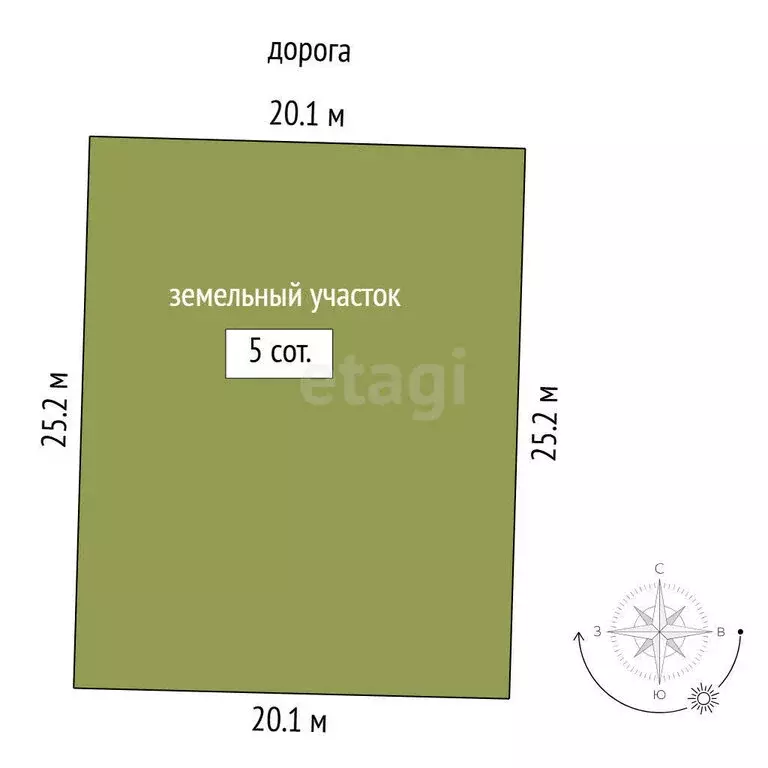 Участок в Тюменская область, Нижнетавдинский муниципальный округ, ... - Фото 1