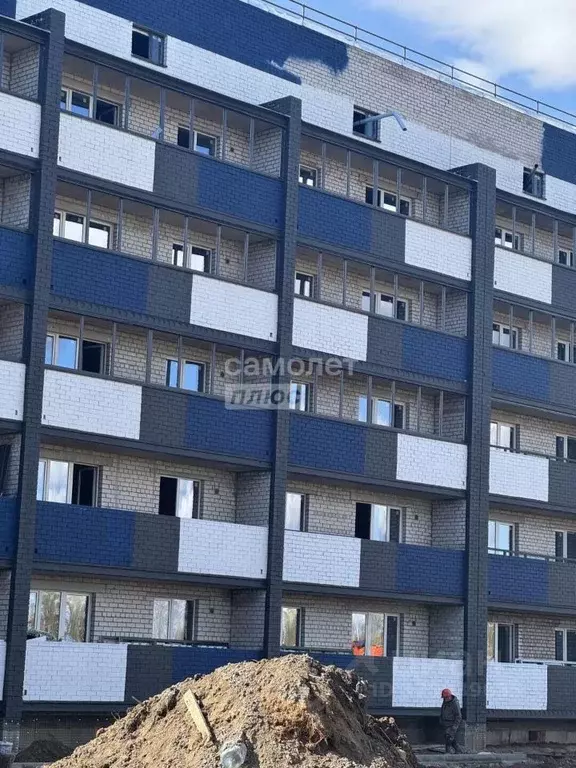 2-к кв. Вологодская область, Вологда ул. Чернышевского, 110Ак2 (57.4 ... - Фото 1