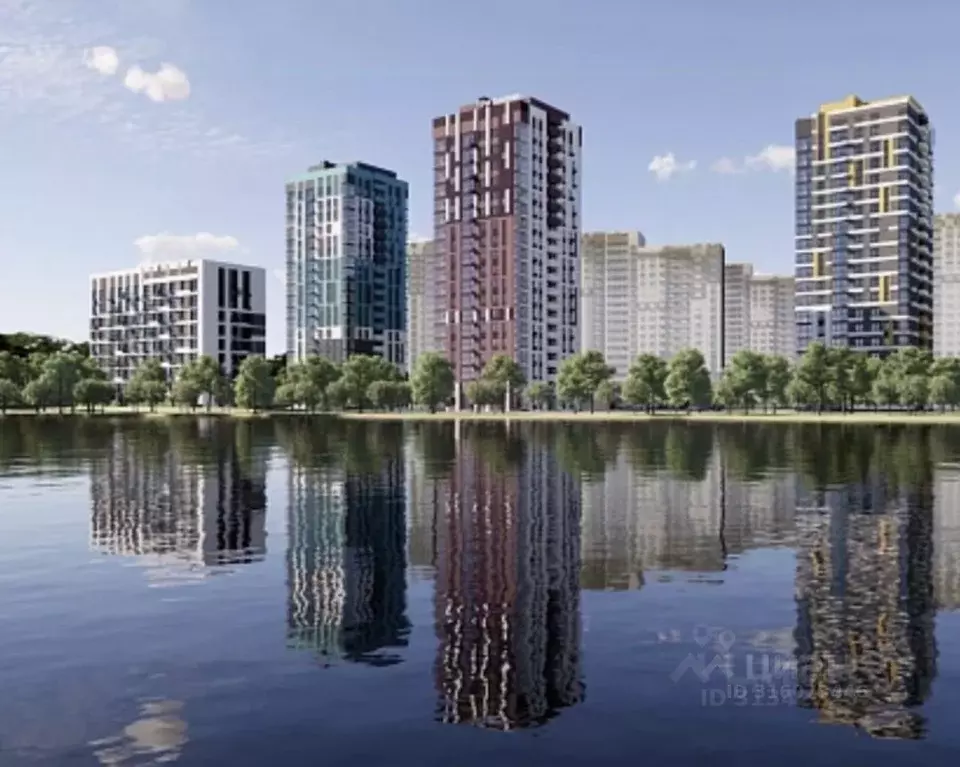 2-к кв. Брянская область, Брянск Три башни жилой комплекс (59.83 м) - Фото 2