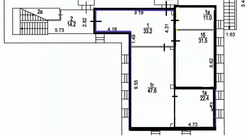 Офис в Москва ул. Золоторожский Вал, 34С6 (146 м) - Фото 2