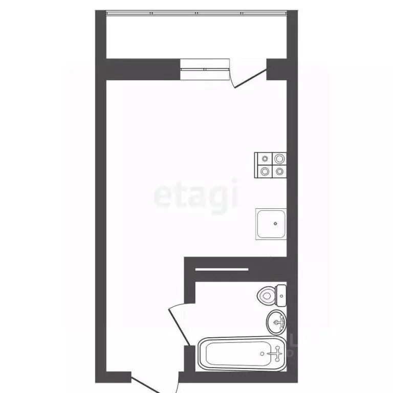 Студия Мордовия, Саранск ул. Анны Лусс, 7В (21.0 м) - Фото 2