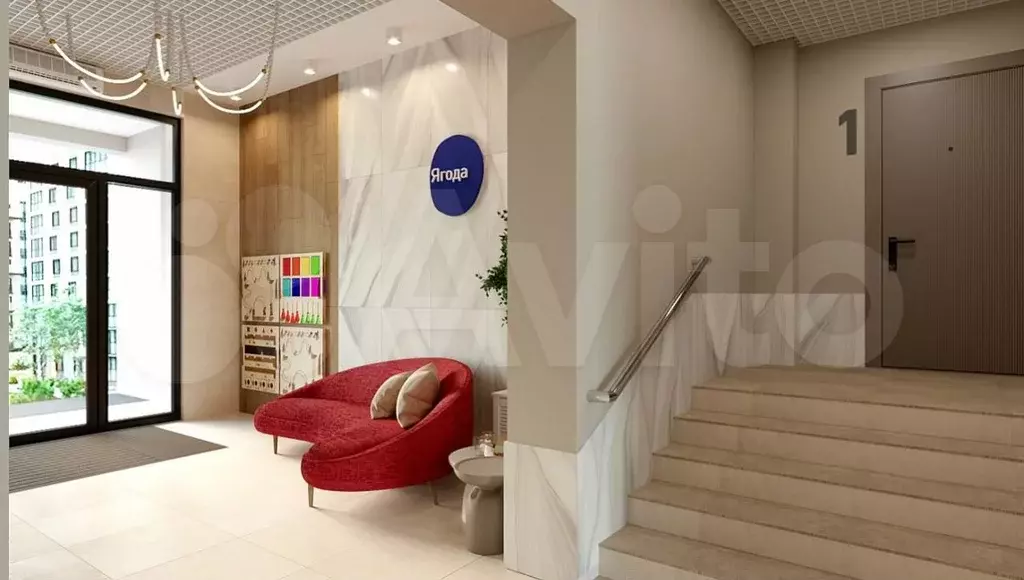 2-к. квартира, 67,1 м, 6/9 эт. - Фото 1