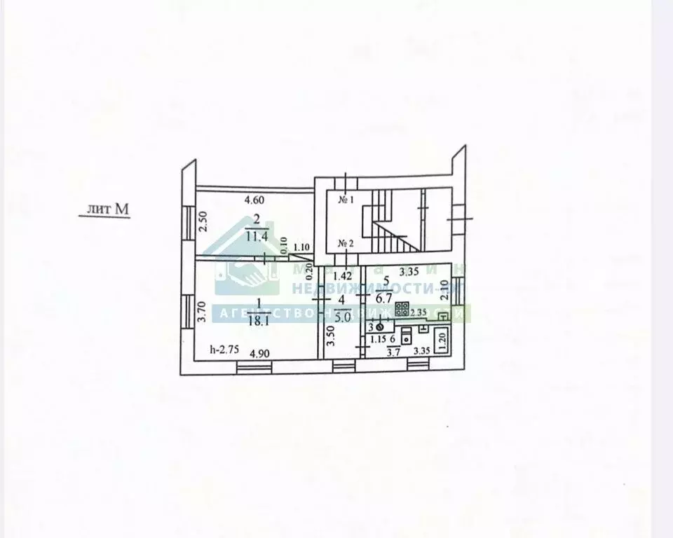 2-комнатная квартира: Новороссийск, Анапское шоссе, 54/12 (45.5 м) - Фото 1