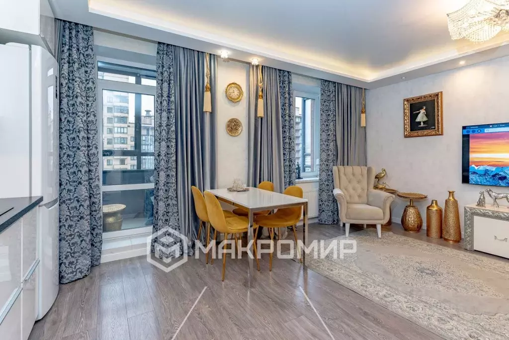 2-к кв. Санкт-Петербург ул. Репищева, 10к2 (62.4 м) - Фото 1