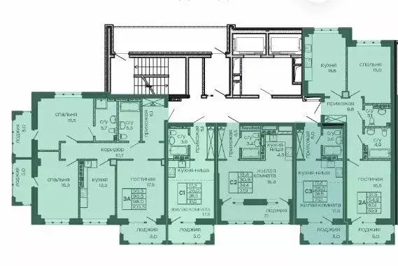2-к кв. Ростовская область, Ростов-на-Дону ул. Максима Горького, 297 ... - Фото 2