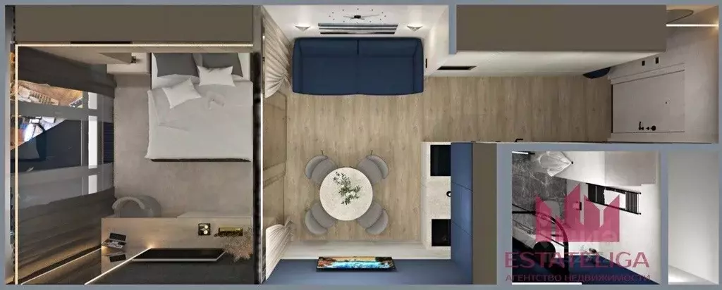 1-к кв. Москва Шмитовский проезд, 39к6 (30.0 м) - Фото 2