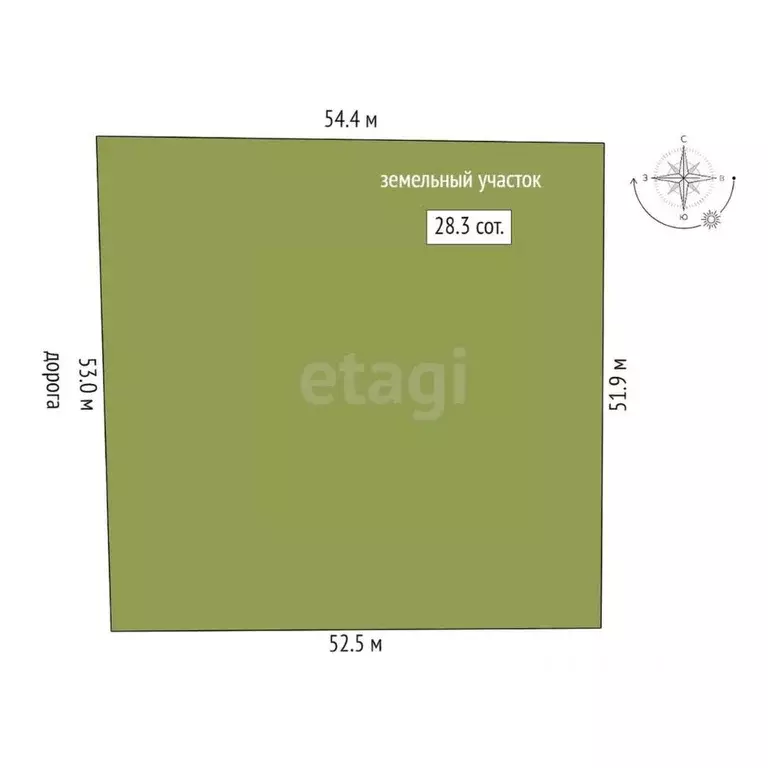 Участок в Мордовия, Кочкуровский район, с. Подлесная Тавла  (28.3 ... - Фото 2