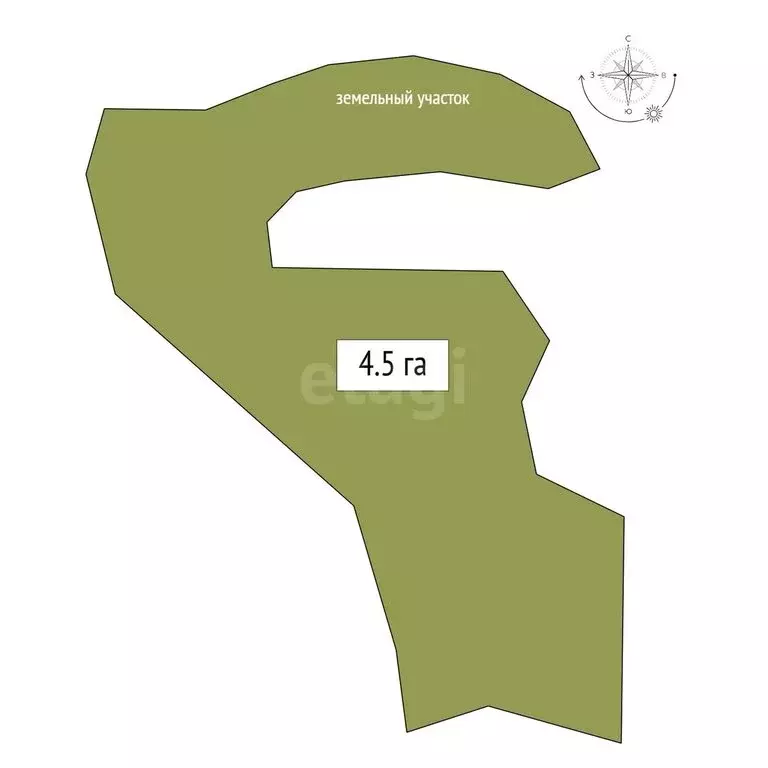 Участок в село Куюс, Центральная улица (457 м) - Фото 1