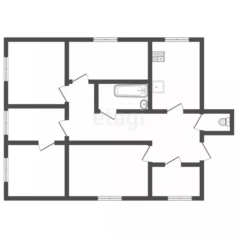 Комната Москва Большая Дорогомиловская ул., 5К2 (20.1 м) - Фото 2