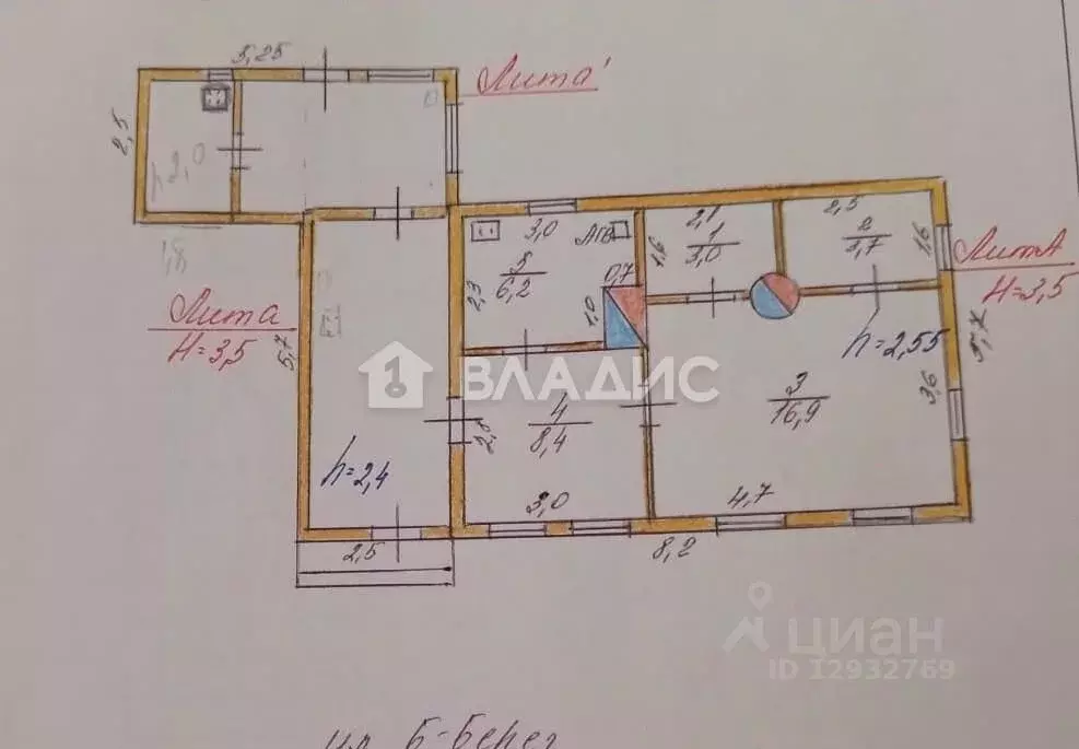 Дом в Пензенская область, Сердобск ул. Большой Берег, 36 (65 м) - Фото 2