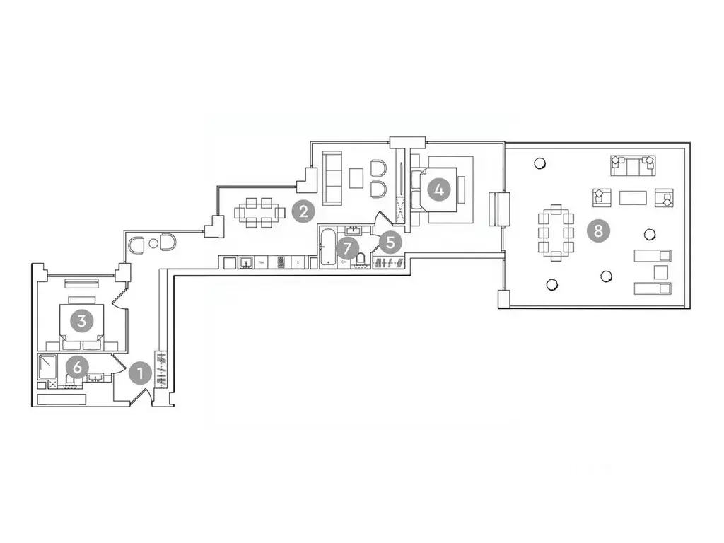 3-к кв. Москва просп. Академика Сахарова, 7 (150.4 м) - Фото 0