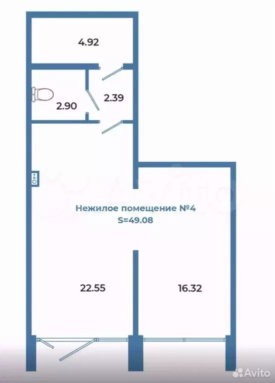 Свободного назначения, 49.08 м - Фото 0