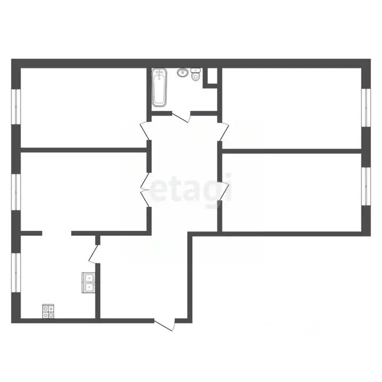 Дом в Крым, Сакский район, Суворовское с/пос, Нарцисс ОК 15 (32 м) - Фото 1