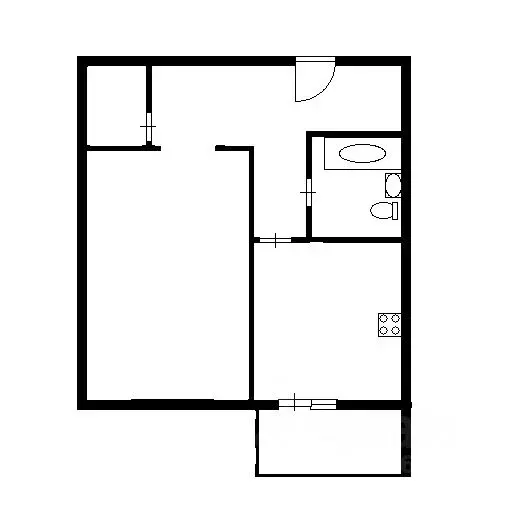 1-к кв. Воронежская область, Воронеж пер. Здоровья, 90Г (49.4 м) - Фото 2