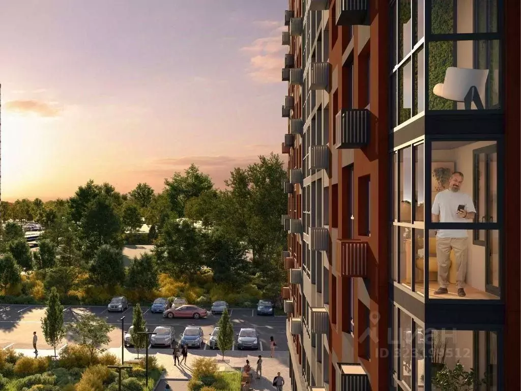 2-к кв. Самарская область, Самара АмГрад жилой комплекс (57.53 м) - Фото 2