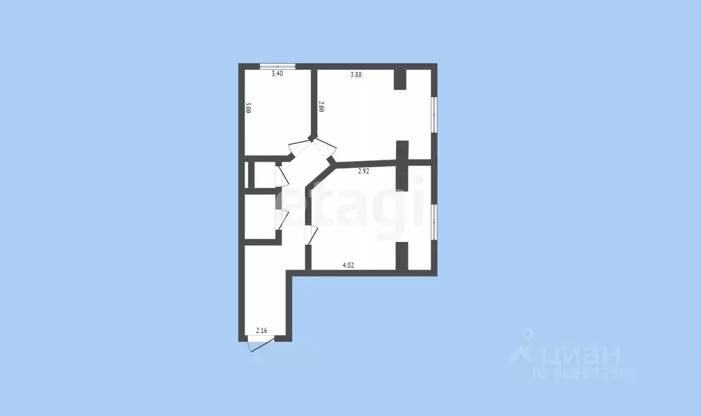 2-к кв. Карачаево-Черкесия, Черкесск ул. Космонавтов, 35Гк2 (79.0 м) - Фото 1