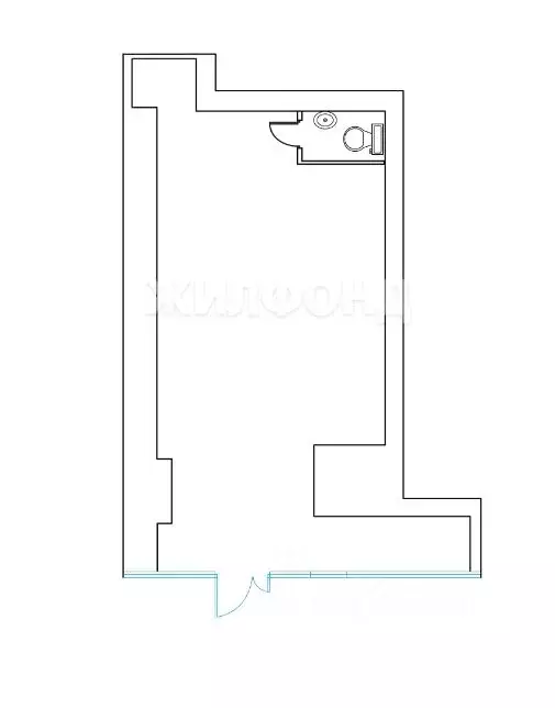 Торговая площадь в Москва Ленинградский просп., 74К1 (27 м) - Фото 1