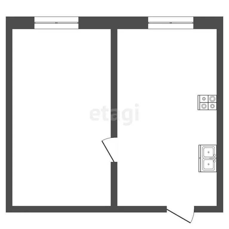 1-комнатная квартира: Ирбит, улица Мамина-Сибиряка, 7 (22 м) - Фото 1