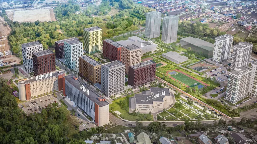 1-комнатная квартира: Казань, ЖК Нокса Парк, 8 (36.6 м) - Фото 1