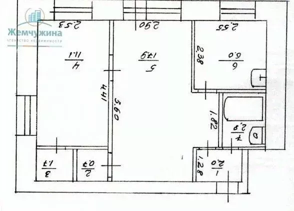 2-к кв. Ульяновская область, Димитровград Театральная ул., 10 (42.0 м) - Фото 1