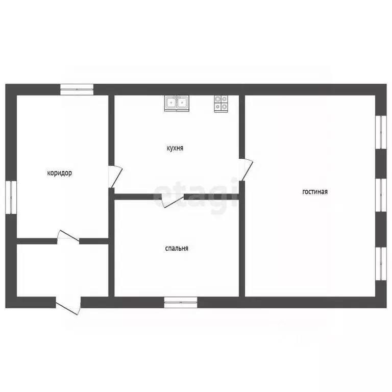 Дом в Саратовская область, Романовка рп ул. Вокзальная, 31 (60 м) - Фото 1