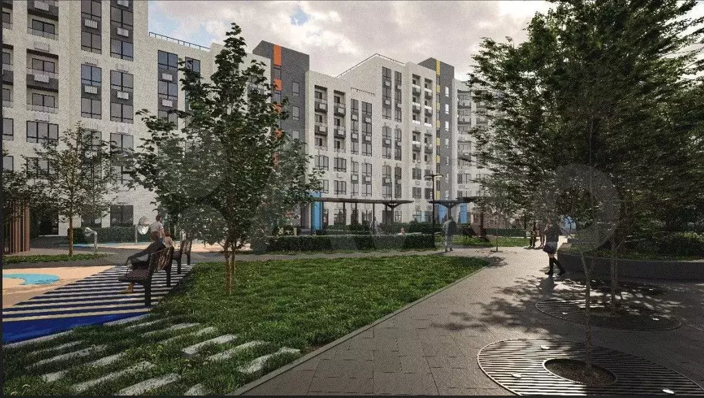 Квартира-студия, 62,2 м, 3/8 эт. - Фото 1