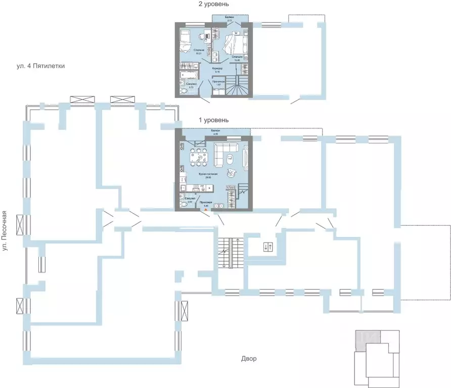 3-к кв. Кировская область, Киров ул. 4-й Пятилетки, 82 (75.0 м) - Фото 1