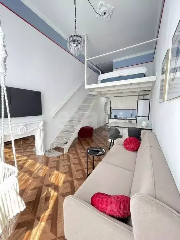 Студия Тюменская область, Тюмень ул. Павла Никольского, 14 (40.0 м) - Фото 1