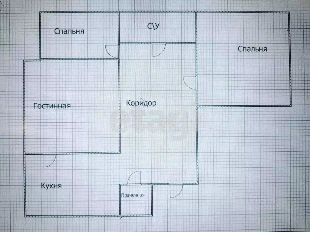 3-к кв. Краснодарский край, Анапа Алексеевка мкр, ул. Ленинградская, ... - Фото 2