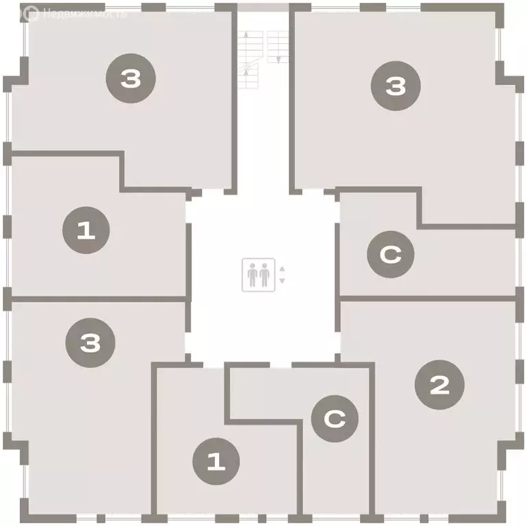 1-комнатная квартира: городской посёлок Новоселье, ЖК Брусника (46.72 ... - Фото 2