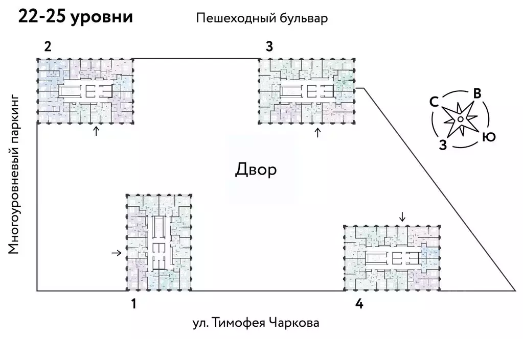 3-к кв. Тюменская область, Тюмень ул. Тимофея Чаркова, 93 (55.66 м) - Фото 1