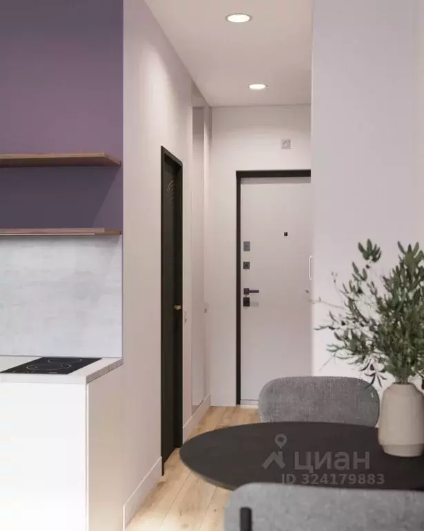 Студия Московская область, Одинцово ул. Чистяковой, 8к2 (22.58 м) - Фото 2