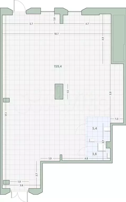 Продам помещение свободного назначения, 168.6 м - Фото 0