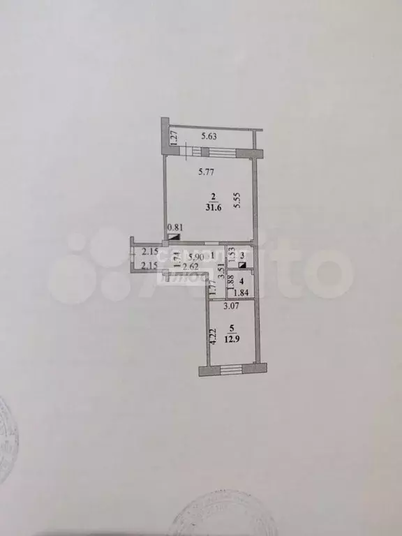 2-к. квартира, 62,1 м, 9/10 эт. - Фото 0