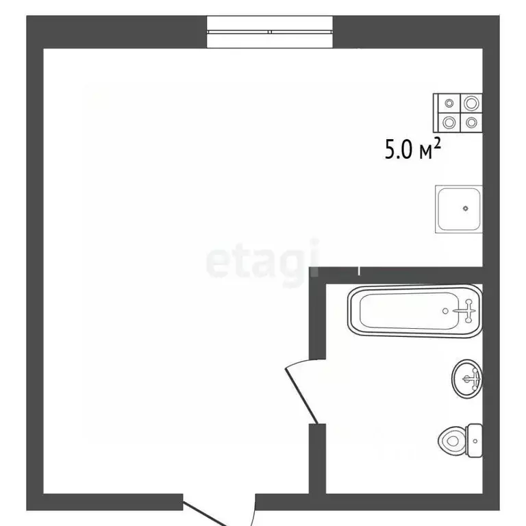 Студия Ямало-Ненецкий АО, Муравленко ул. Нефтяников, 31 (34.2 м) - Фото 1