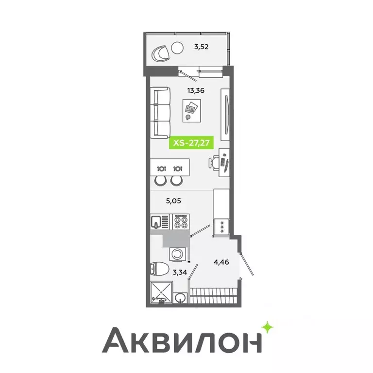 Студия Ленинградская область, Всеволожский район, Заневское городское ... - Фото 0