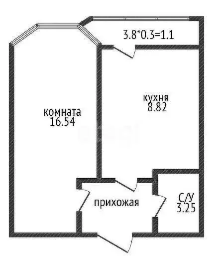 1-комнатная квартира: Краснодар, Черкасская улица, 58/2 (32 м) - Фото 0