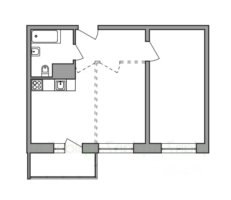 2-к кв. Иркутская область, Иркутск Ново-Ленино мкр, Мега жилой ... - Фото 0