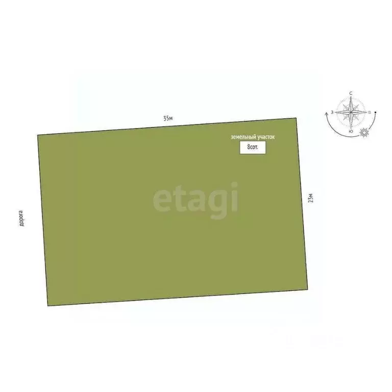 Участок в Башкортостан, Стерлитамакский район, д. Казадаевка, Любажи ... - Фото 2