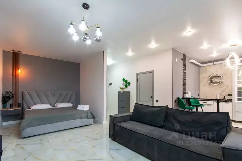 Студия Кабардино-Балкария, Нальчик Кабардинская ул., 75 (46.0 м) - Фото 1