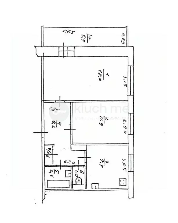 2-к кв. Татарстан, Казань ул. Кул Гали, 11/52Б (52.0 м) - Фото 1
