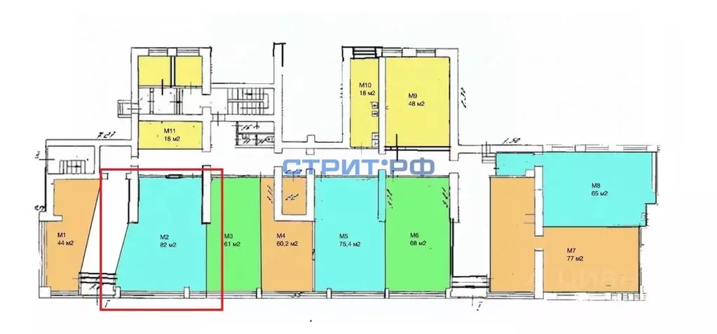 Помещение свободного назначения в Москва просп. Мира, 131К1 (44 м) - Фото 2