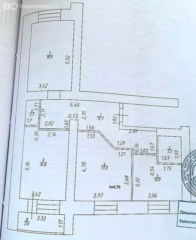 3-комнатная квартира: Казань, Ягодинская улица, 25 (84.7 м) - Фото 0