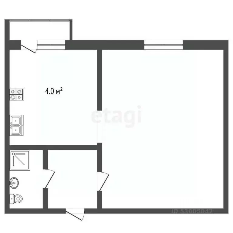 1-к кв. Забайкальский край, Чита ул. Богомягкова, 2к1 (37.2 м) - Фото 2