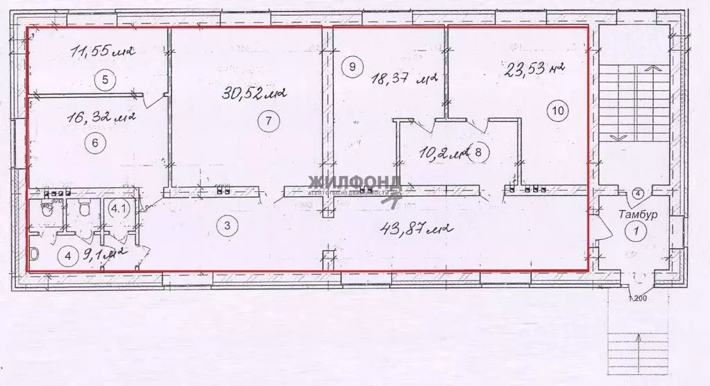 Офис в Новосибирская область, Новосибирск Станционная ул., 9 (163 м) - Фото 1