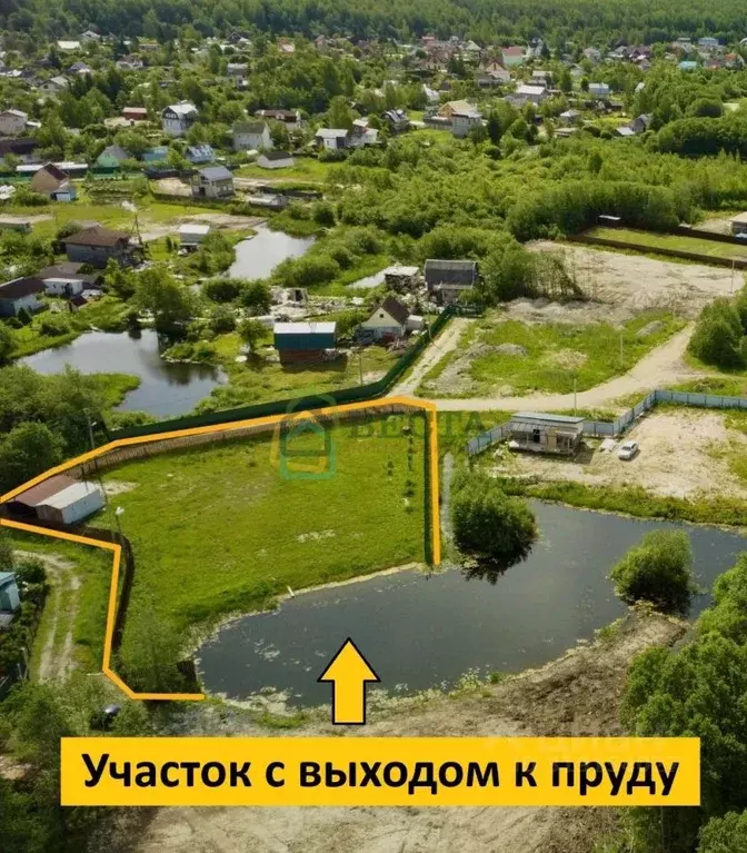 Участок в Ленинградская область, Тосненский район, Красноборское ... - Фото 1